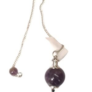 PENDULO AMATISTA y METAL