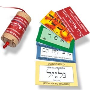 PENDULO HEBREO de Haya, con instrucciones y tarjetas