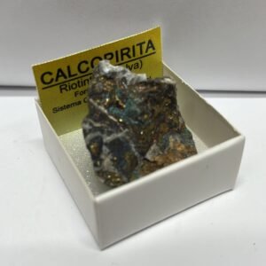 PIEDRA en bruto, natural CALCOPIRITA Riotita