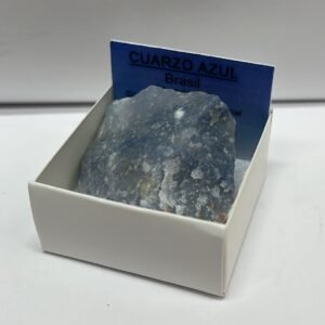 PIEDRA en bruto, natural CUARZO AZUL