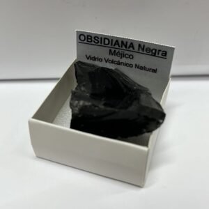 PIEDRA en bruto, natural OBSIDIANA NEGRA