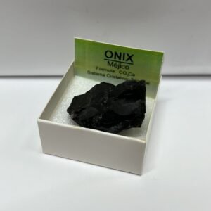 PIEDRA en bruto, natural ONIX NEGRO