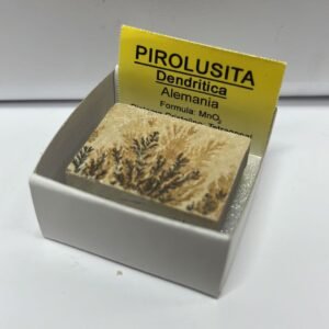 PIEDRA en bruto, natural PIROLUSITA (Dendritica)