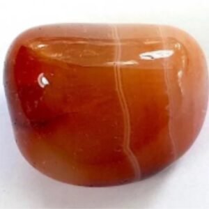 PIEDRA rodada, pulida  CARNEOLA