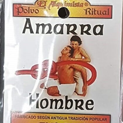 POLVO AMARRA HOMBRE