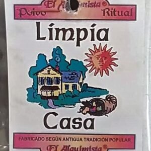 POLVO LIMPIA CASA  quita brujerías y hechizos del hogar.