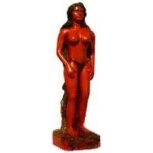 figura pomba gira en escayola 20 cm.
