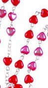 Pulsera Rosario corazón roja