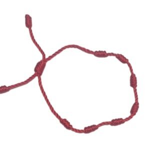 Pulsera Tejida 7 nudos (AMULETO mal de ojo)