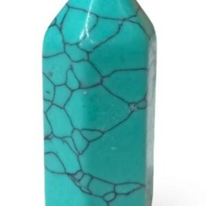 Turquesa punta hexagonal 3cm. x 1,5cm.