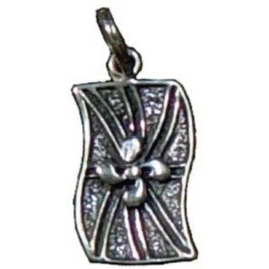 amuletos plata dado mediano