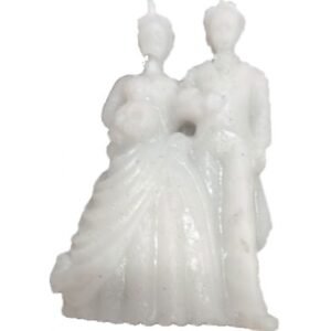 VELA JABON PAREJA BLANCA MINI