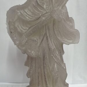 VELAS  SAN LA MUERTE Blanca 23 cm