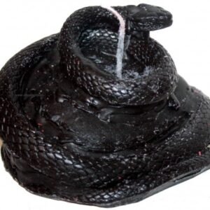 VELAS SERPIENTE ENRROLLADA NEGRA