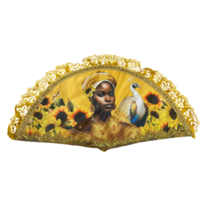 Abanico Ochun 65 X 35 Cm Tela Impresa Doble Cara 300x300