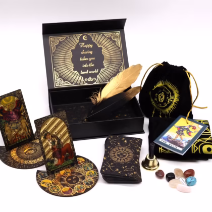 Conjunto de cartas de Tarot Hoja Dorada