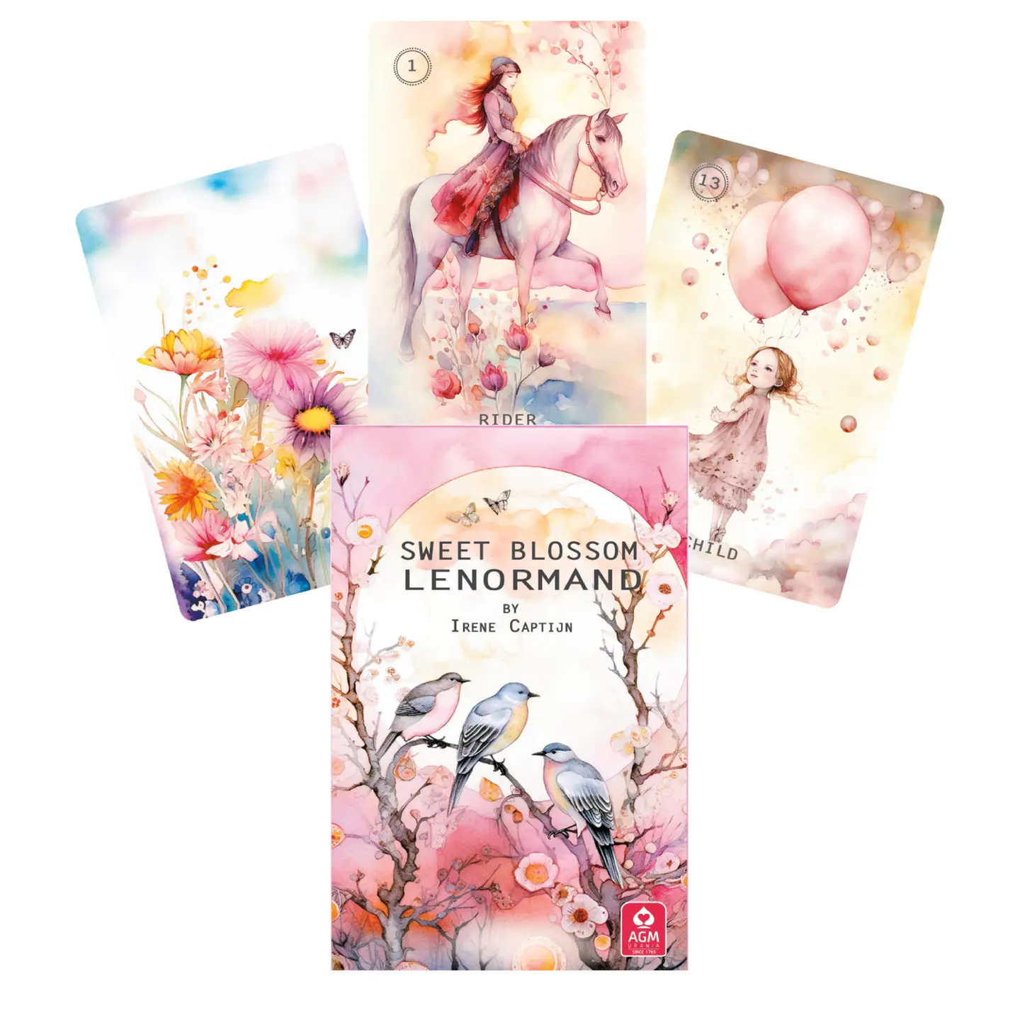 Baraja de cartas Sweet Blossom Lenormand AGM