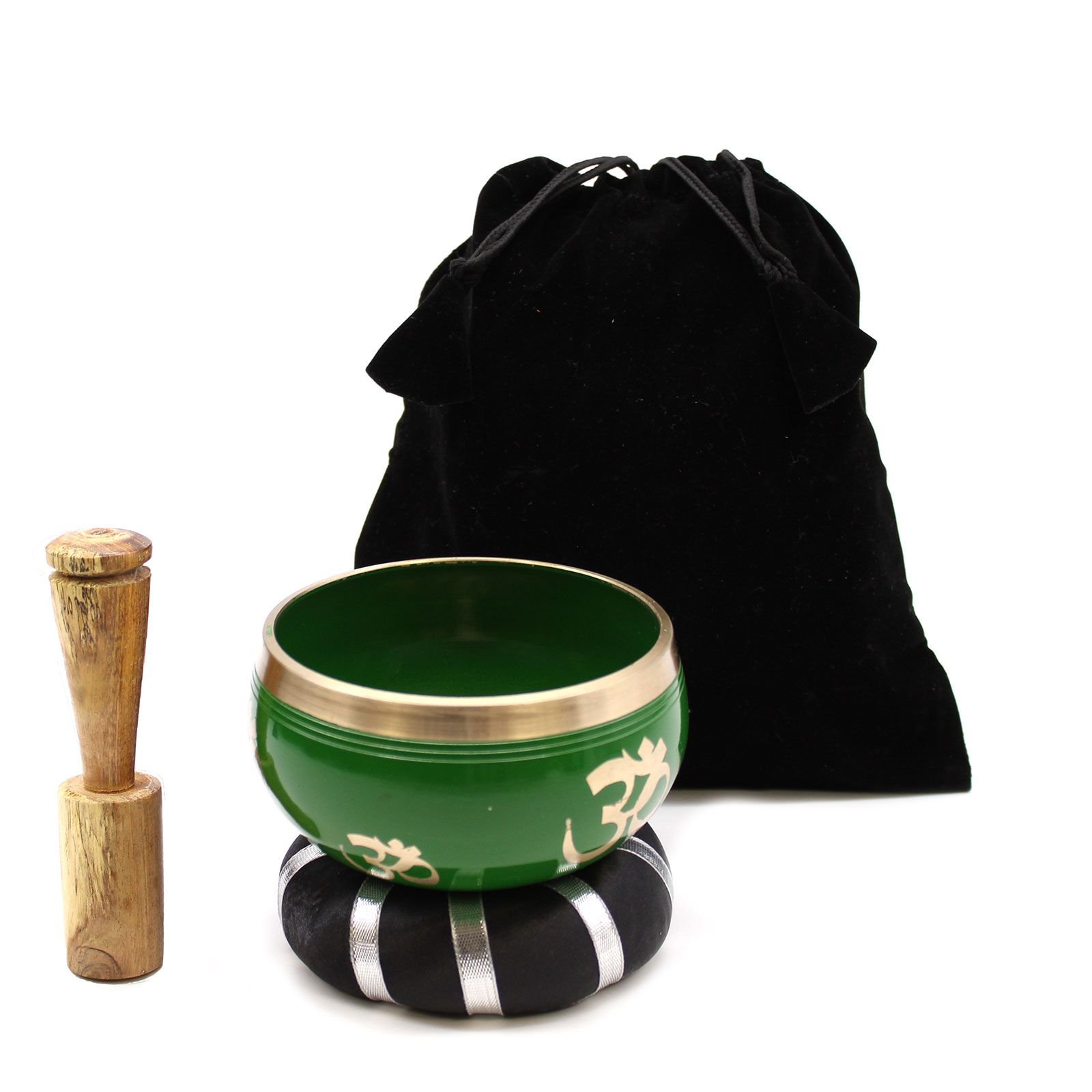 Juego de Cuenco Tibetano - Árbol de la vida - Verde 10,7 cm - Imagen 6