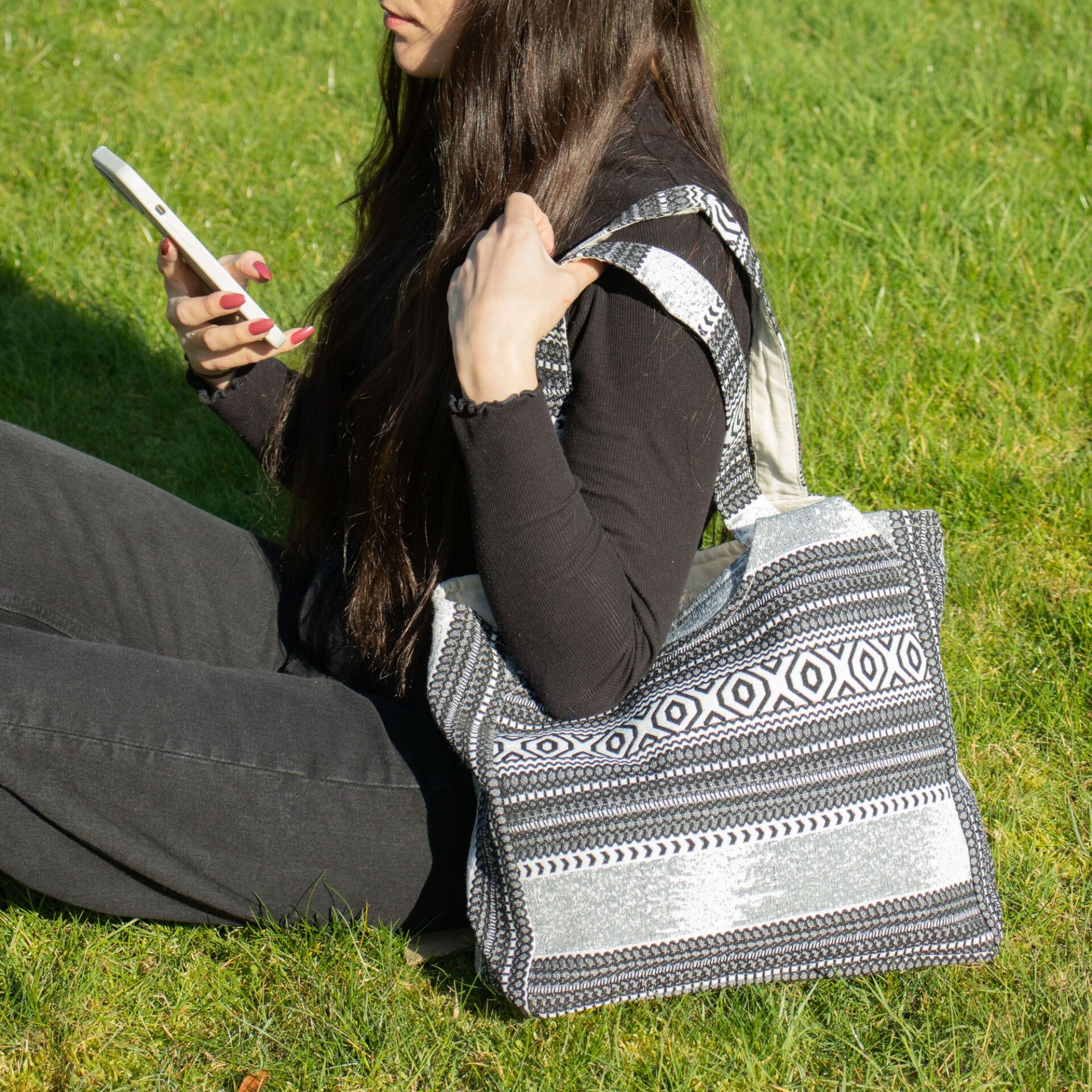 Bolso Jacquard Natural - Caravana Urbana - Bolsa Wander Muse - Imagen 3