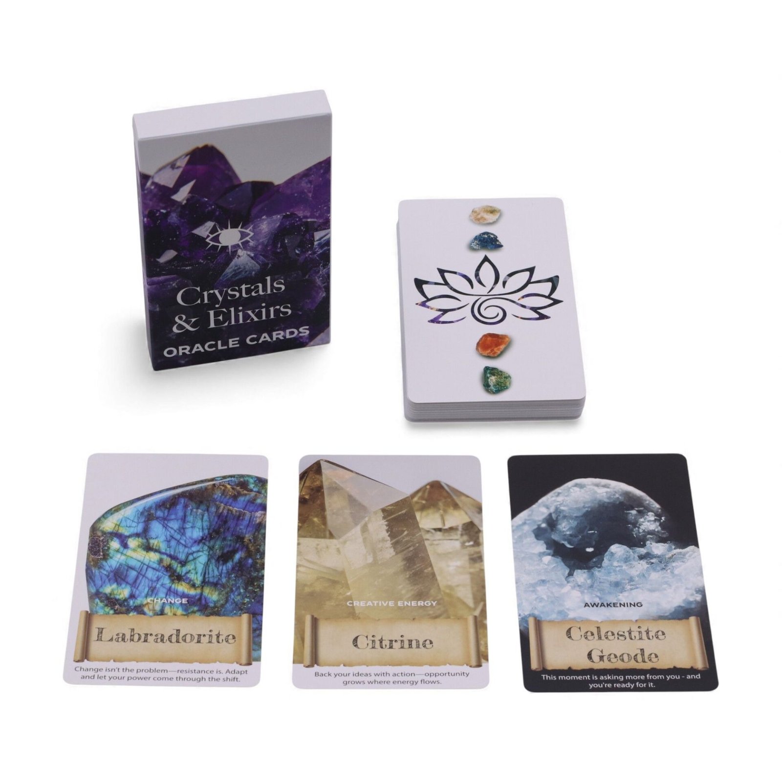 Cartas del Oráculo de Cristales y Elixires – Baraja de Energía Curativa - Imagen 4