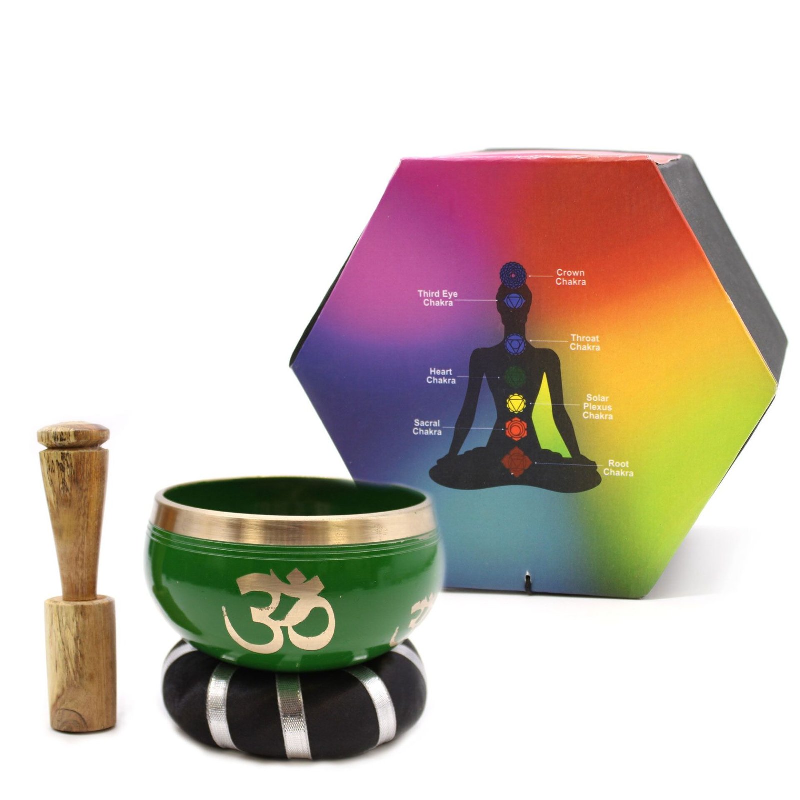 Juego de Cuenco Tibetano - Árbol de la vida - Verde 10,7 cm - Imagen 10