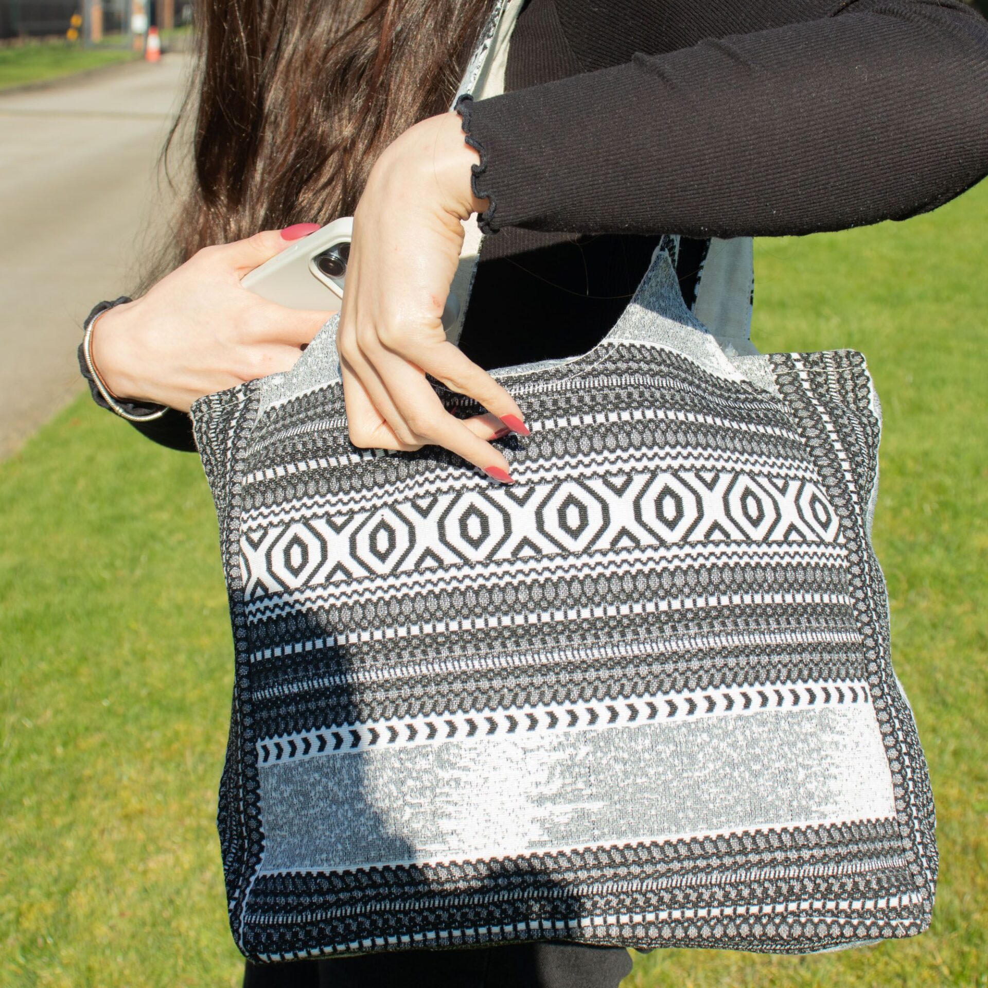 Bolso Jacquard Natural - Caravana Urbana - Bolsa Wander Muse - Imagen 4
