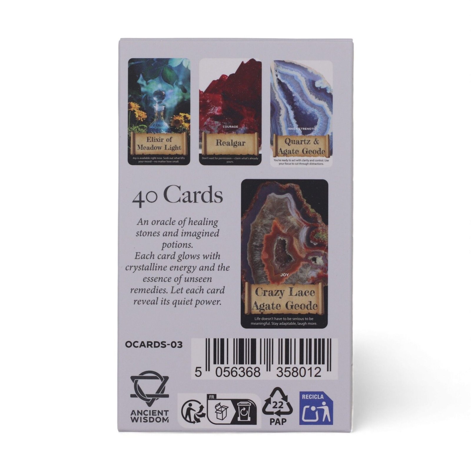 Cartas del Oráculo de Cristales y Elixires – Baraja de Energía Curativa - Imagen 5