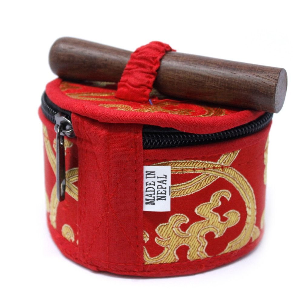 Mini Cuenco tibetano Set de Regalo - Rojo - Imagen 2
