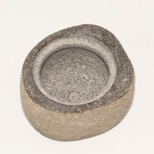Maceta de piedra de río natural para enraizamiento - Pequeña (aprox 9x7cm)