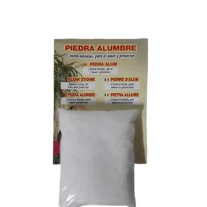 Piedra alumbre en polvo