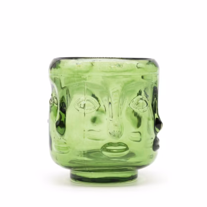 Portavelas con cara de Buda - Jardín de Jade (2 unidades)