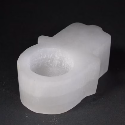 Candelabro Selenita Hamsa
