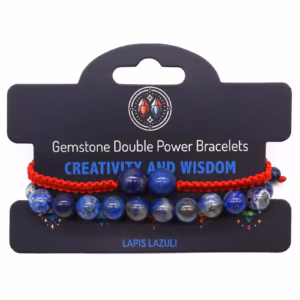 Pulseras de Doble Poder de Piedras Preciosas - Sodalita