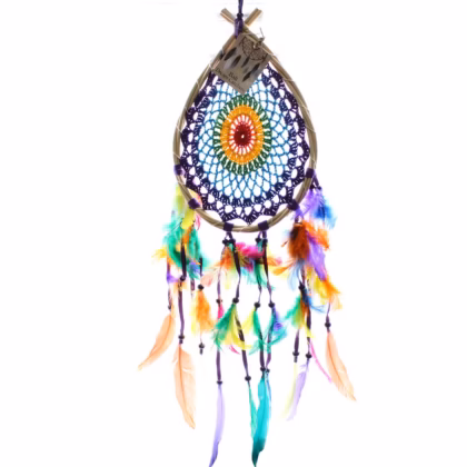 Atrapasueños Bali Lágrima Multicolor, Mediano