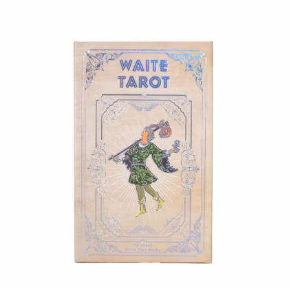 Cartas de Tarot Waite con lámina de plata - con folleto