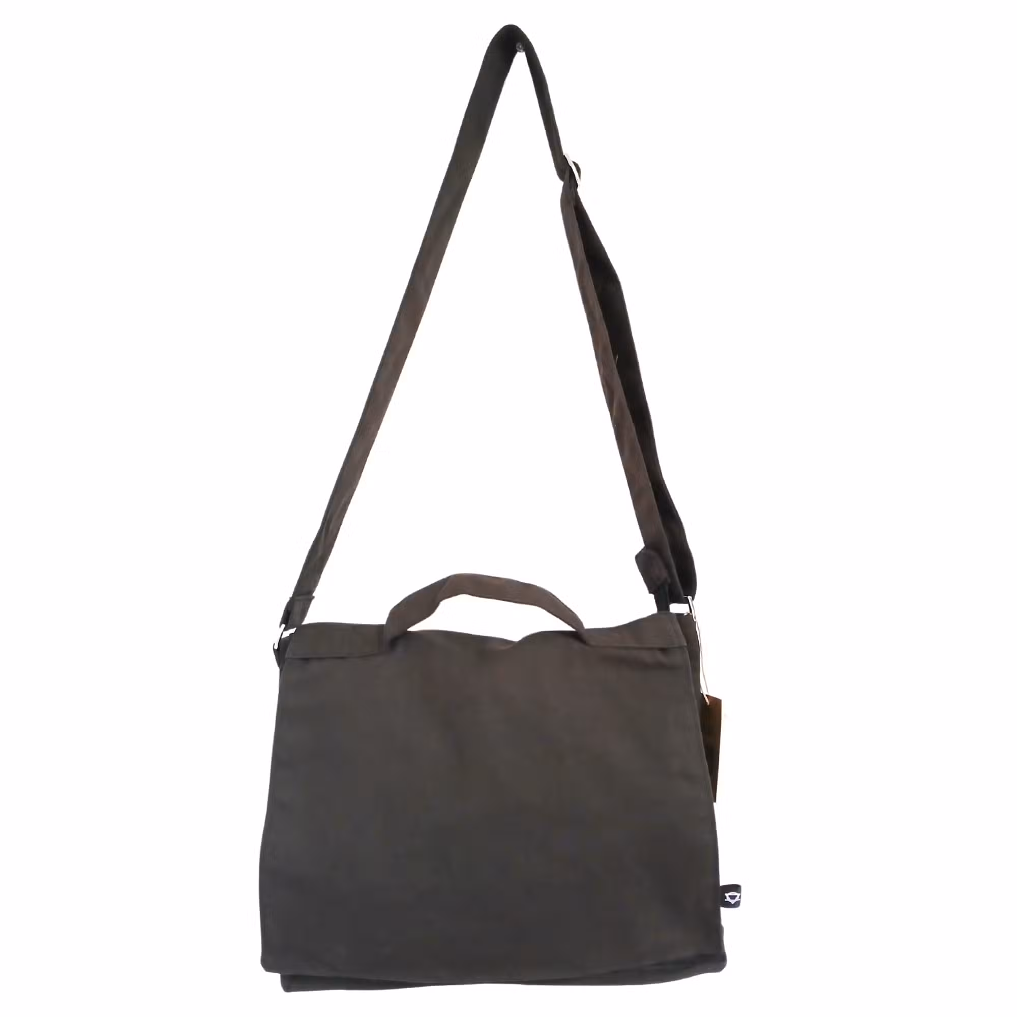 Bolso de lona de algodón para portátil - gris carbón