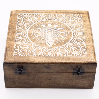 Caja de mango extra grande - Diosa de las fases lunares