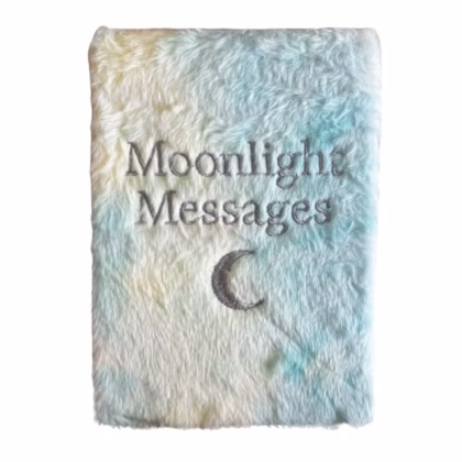 Diario de sueños de tapa blanda - 80 páginas - Mensajes a la luz de la luna