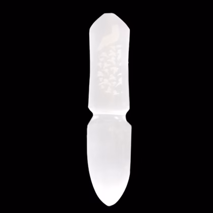 Cuchillo ritual de selenita - Liberación de ataduras