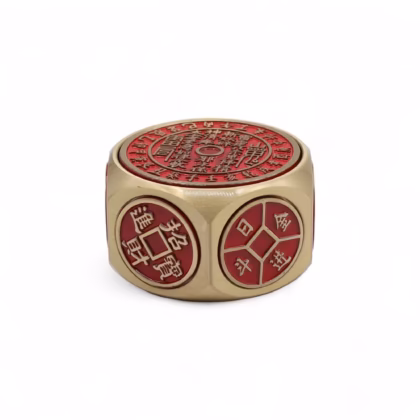 Fortuna del Feng Shui - Calendario Rojo y Dados de Moneda - Selector de Fechas Auspiciosas