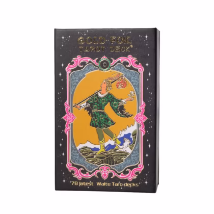 Cartas de Tarot con lámina dorada - con folleto