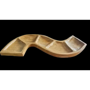 Cuenco de Madera Teca - Forma de serpiente (aprox. 55cm)