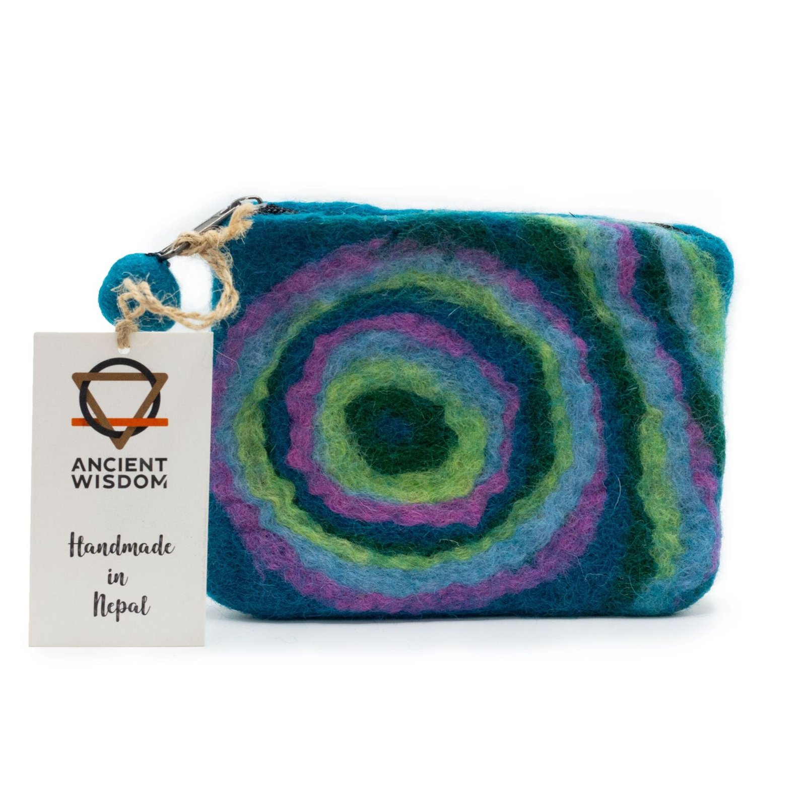 Estuche de fieltro natural con cremallera (surtido) - Psychdelic - Imagen 3