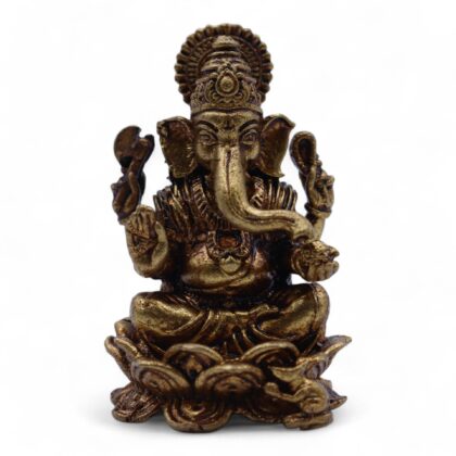 Dioses en miniatura de latón - Ganesha (52 g) - 49 mm
