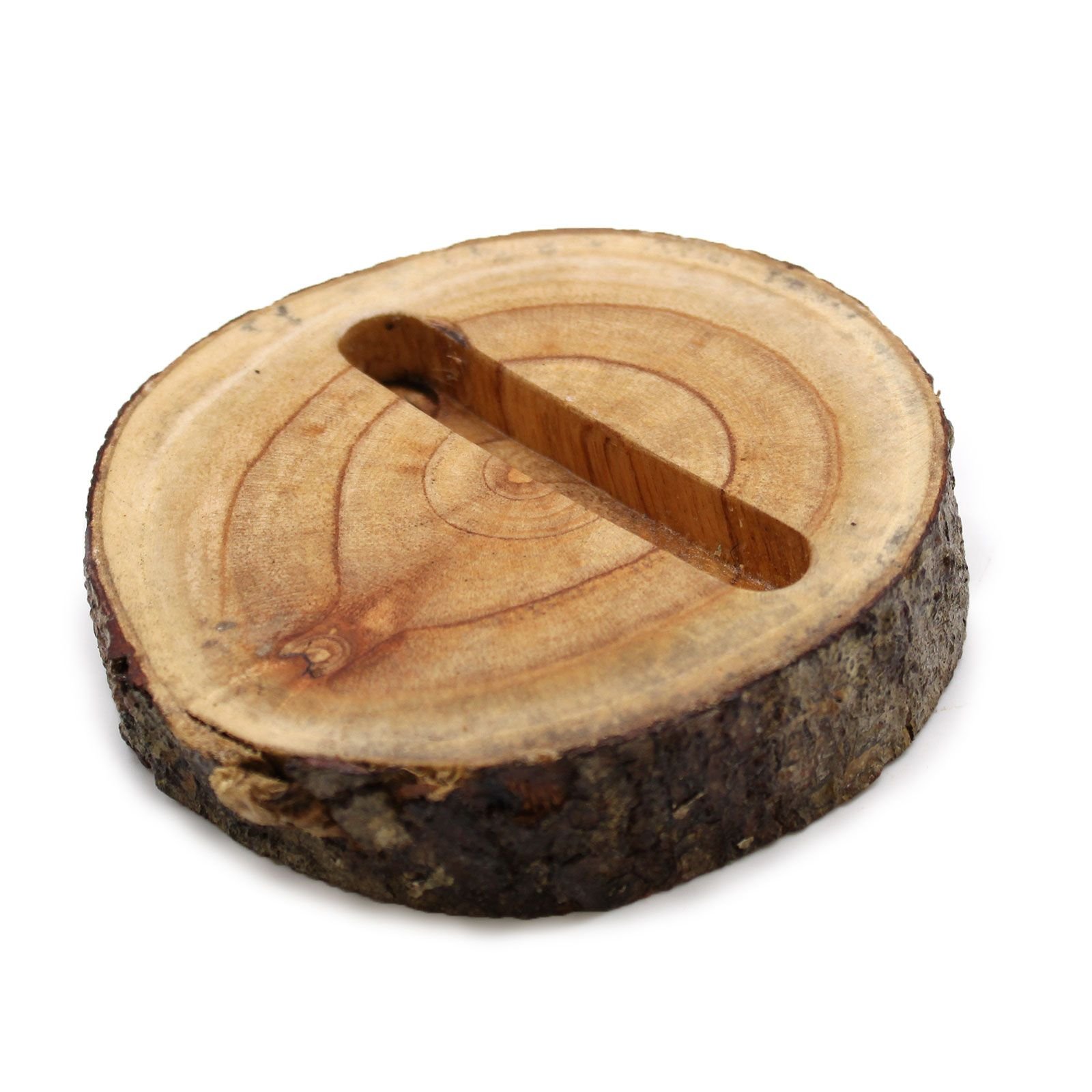 Small Log Phone Holder (slot) - Natural - Imagen 7