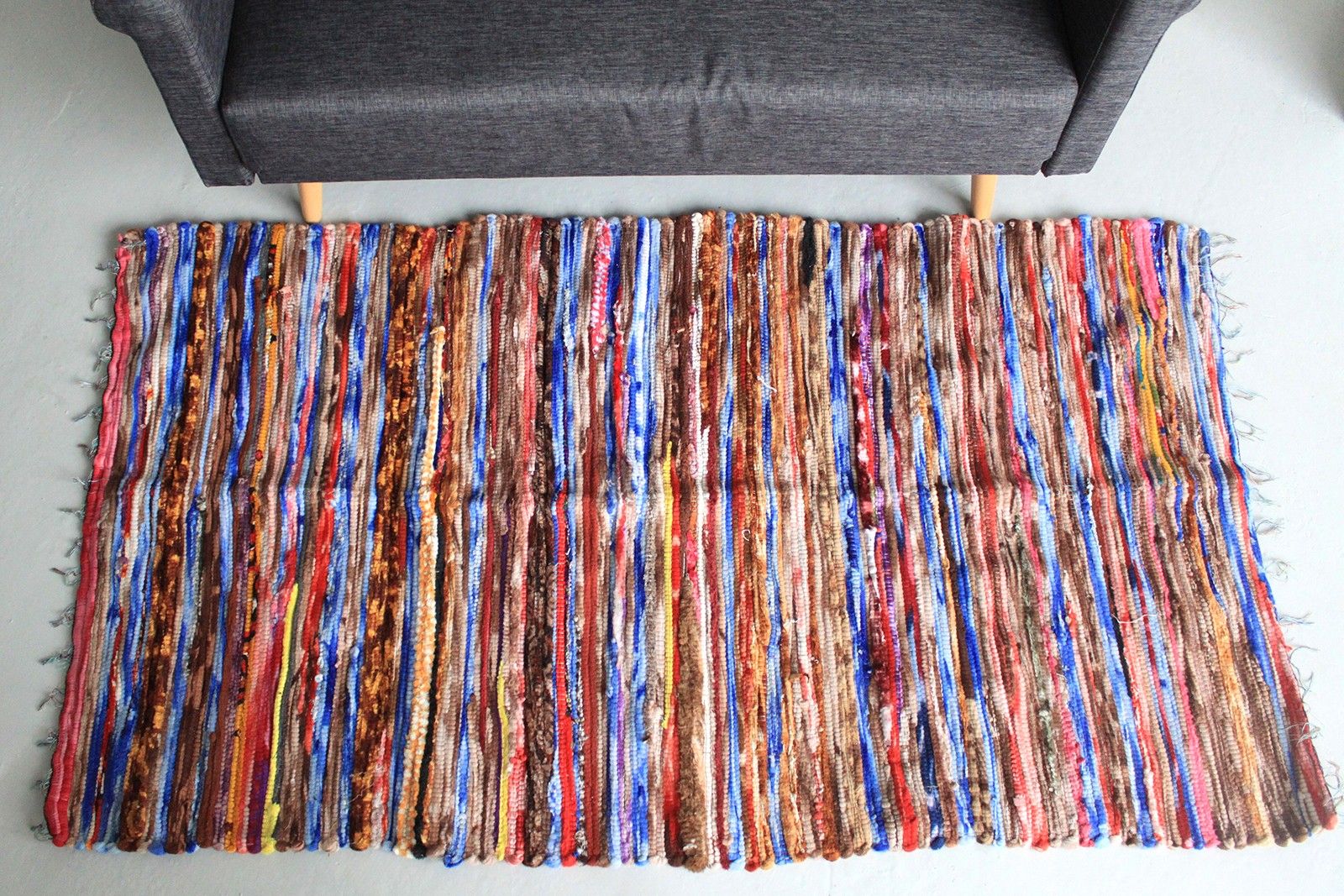 Alfombra grande de trapo - 105x185cm - Imagen 3