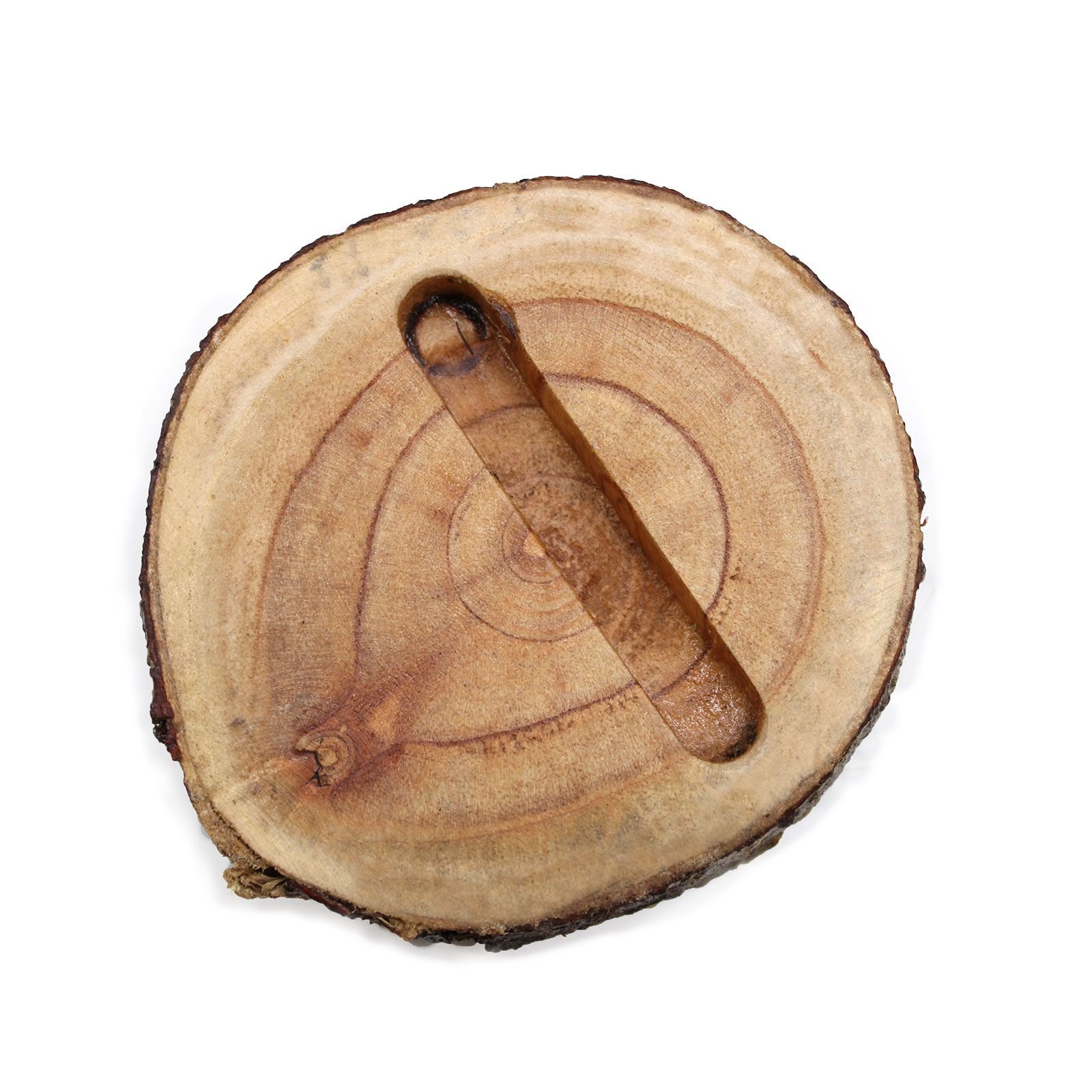 Small Log Phone Holder (slot) - Natural - Imagen 9