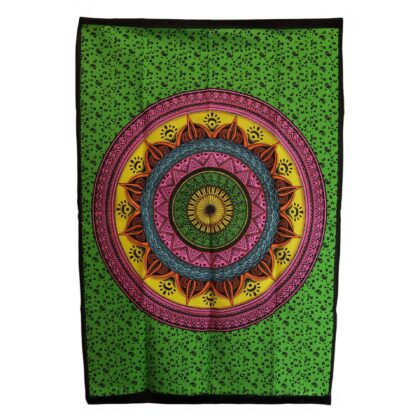 Tapiz de algodón (70x110 cm) - Mandala vibrante