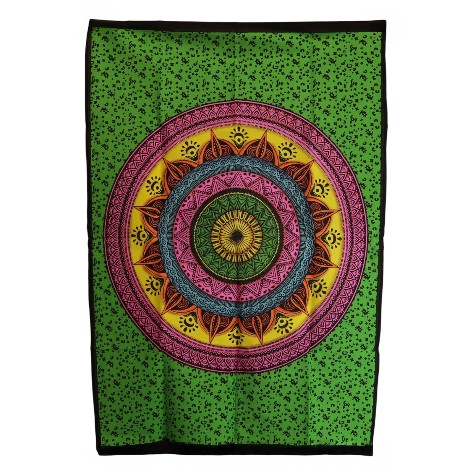 Tapiz de algodón (70x110 cm) - Mandala vibrante