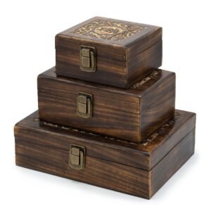 Caja de Té Tallada (9 compartimentos)